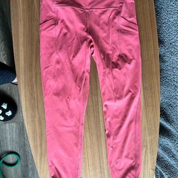 lululemon athletica Pants - Lululemon salmon pink Leggings
